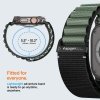Spigen WBF1 Pasek tkaninowy / opaska materiałowa Apple Watch Ultra 49 mm | Series 11/10 46 mm | 9/8/7/SE 45/44 mm – Czarno-zielony